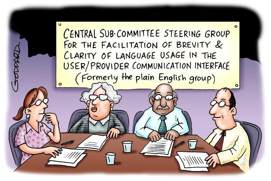 plain speaking cartoon